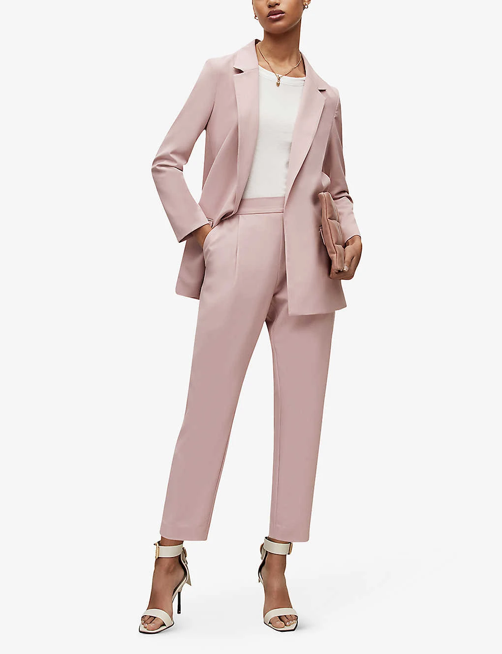 AllSaints Aleida Tapered Mid-rise Stretch-woven Trousers 2 AllSaints Aleida Tapered Mid-rise Stretch-woven Trousers - Image 2