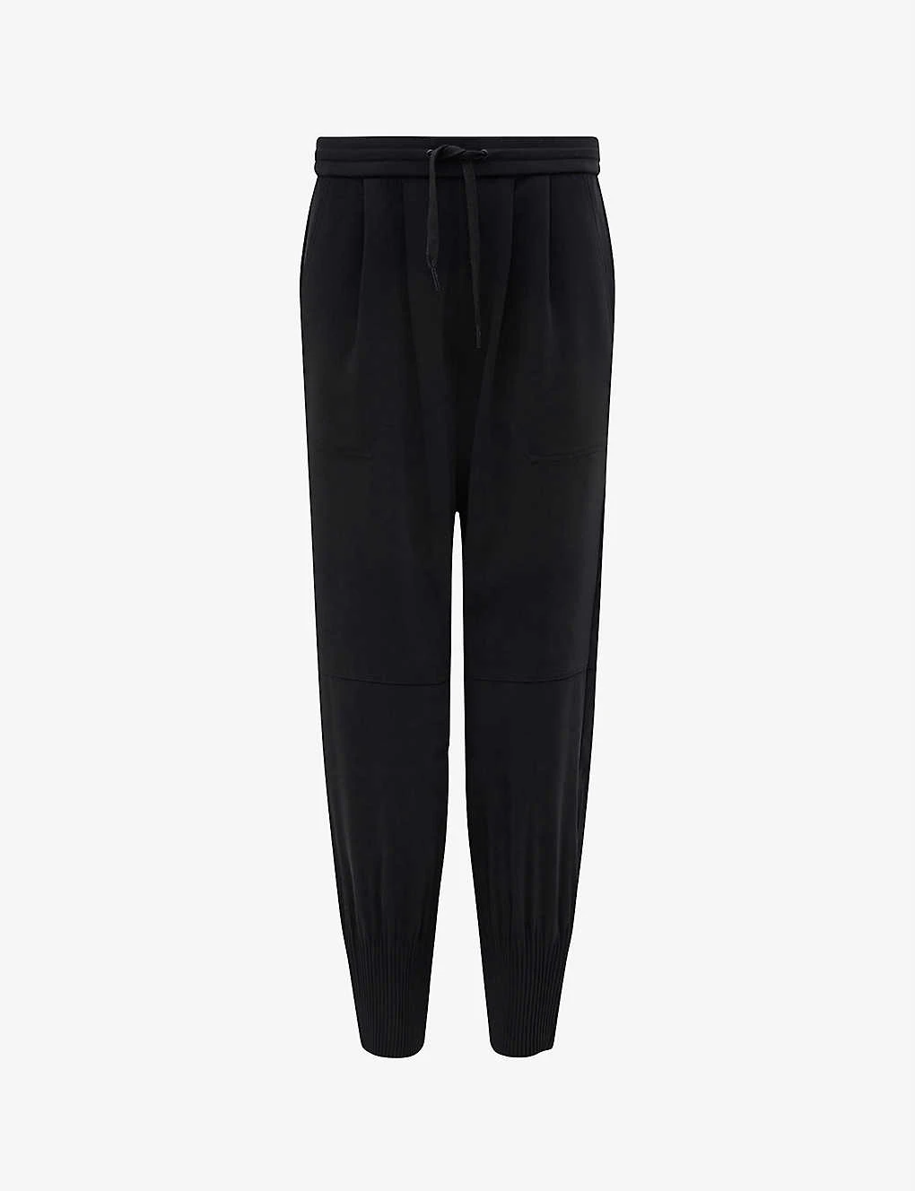 AllSaints Saige Tapered Recycled-polyester Trousers 1 AllSaints Saige Tapered Recycled-polyester Trousers