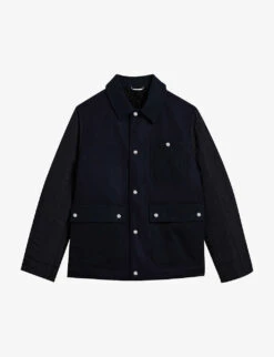 Ted Baker Raby Contrast Sleeve Wool-blend Jacket