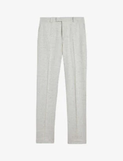 Ted Baker Aclaret Camburn-fit Donegal Wool Trousers