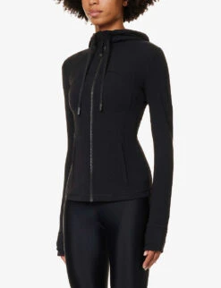 Lululemon Define High-neck Stretch-jersey Jacket -Selfridges Store R04044735 BLACK ALT02