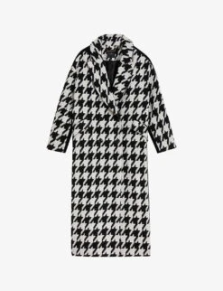 Ted Baker City Houndstooth-check Woven Coat