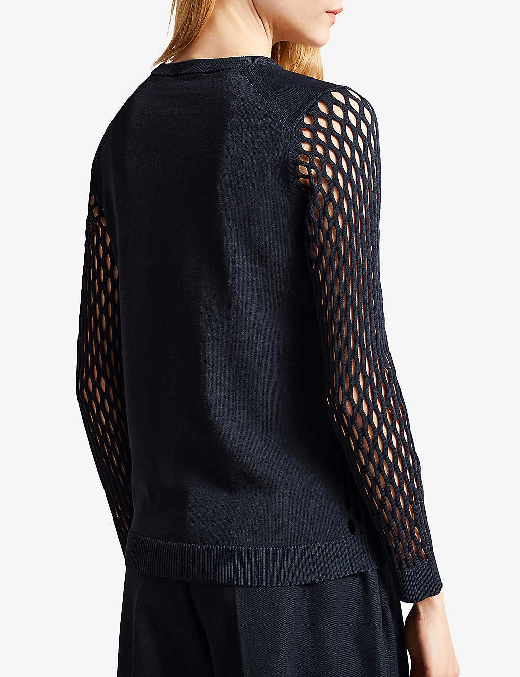 Ted Baker Ohlvia Open-stitch Woven Top 4 Ted Baker Ohlvia Open-stitch Woven Top - Image 4