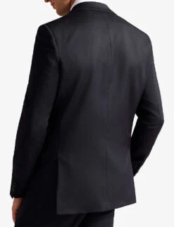 Ted Baker Skyejes Single-breasted Slim-fit Wool Blazer -Selfridges Store R04059365 NAVY ALT03