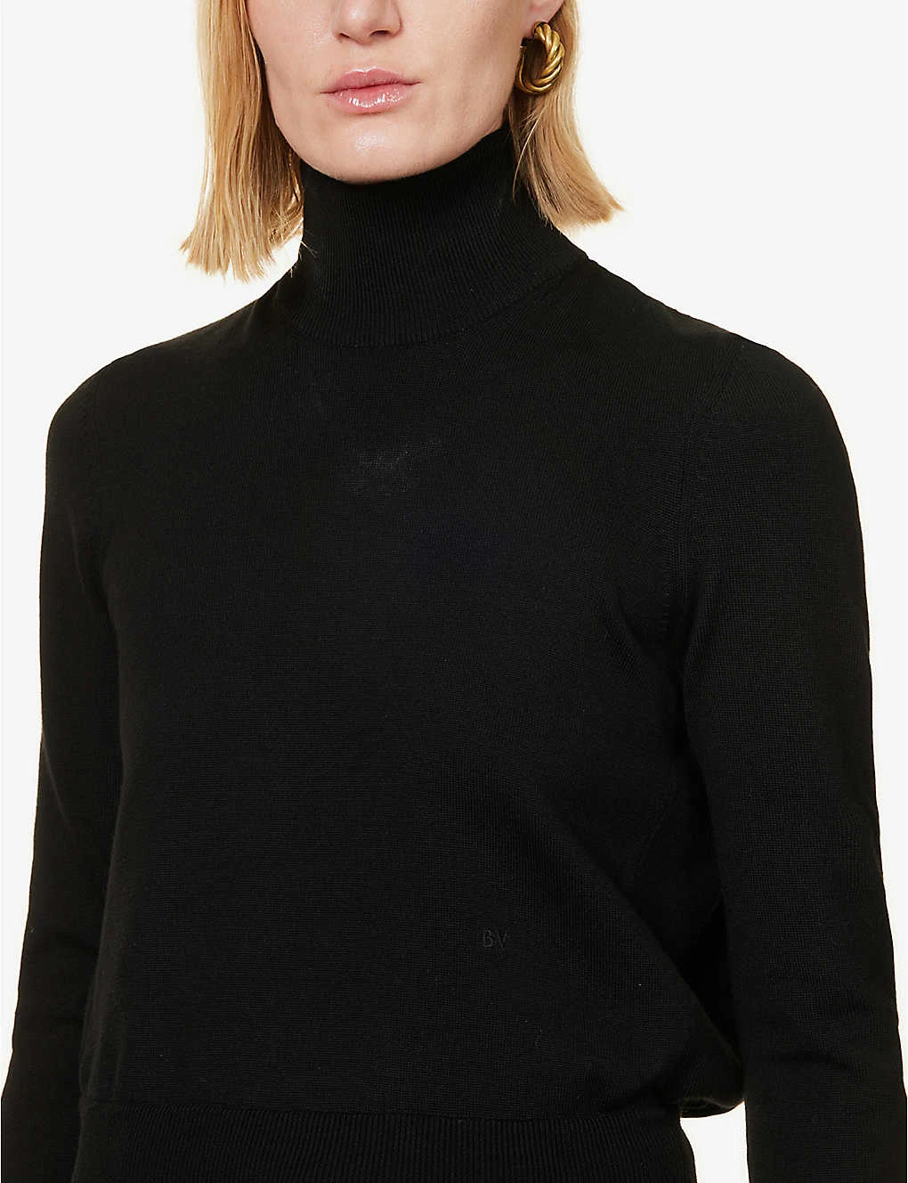 Bottega Veneta Turtleneck Brand-embroidered Wool-blend Jumper 5 Bottega Veneta Turtleneck Brand-embroidered Wool-blend Jumper - Image 5