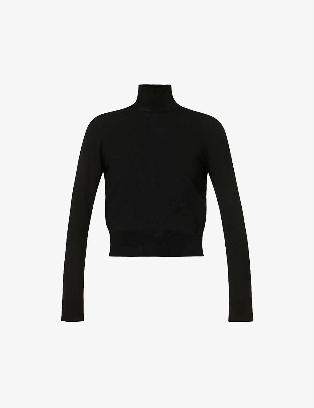 Bottega Veneta Turtleneck Brand-embroidered Wool-blend Jumper 1 Bottega Veneta Turtleneck Brand-embroidered Wool-blend Jumper