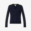 Bottega Veneta V-neck Brand-embroidered Wool Cardigan
