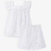 Floral-print Ruffle-trim Cotton Shortie Pyjamas 1-12 Years
