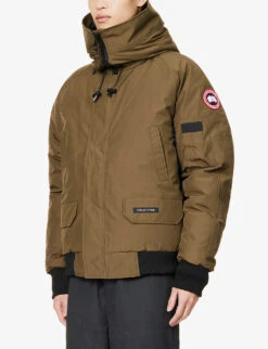Canada Goose Chilliwack Shell-down Hooded Bomber Jacket -Selfridges Store R04066366 MILITARYGREEN ALT02