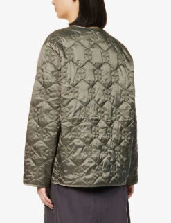 ANINE BING Andy Quilted Shell Jacket -Selfridges Store R04066408 ARMYGREEN ALT03