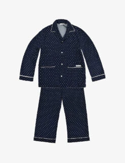Pre-loved Dolce & Gabbana Polka-dot Stretch-silk Pyjama Set 6 Years
