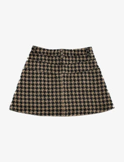 Pre-loved Dior Houndstooth Woven Skirt 4 Years -Selfridges Store R04066541 BROWNBLACK ALT02