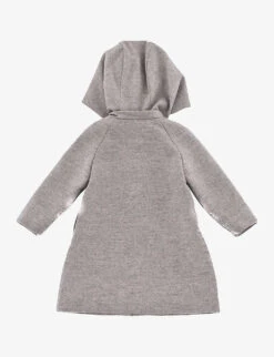 Pre-loved Dior Woold-blend Coat 3 Years -Selfridges Store R04066554 GREY ALT02