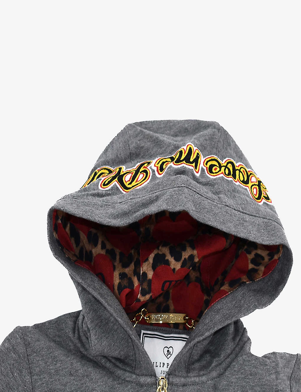 Pre-loved Philipp Plein Graphic-patch Cotton-blend Hoody 8 Years 2 Pre-loved Philipp Plein Graphic-patch Cotton-blend Hoody 8 Years - Image 2