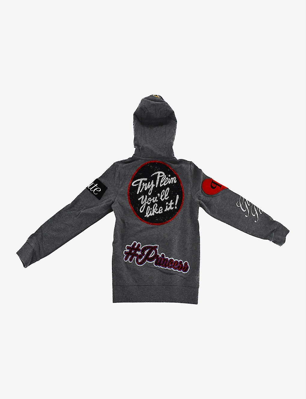 Pre-loved Philipp Plein Graphic-patch Cotton-blend Hoody 8 Years 3 Pre-loved Philipp Plein Graphic-patch Cotton-blend Hoody 8 Years - Image 3