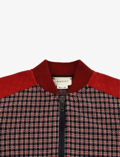 Pre-loved Gucci Herringbone Cotton Tracksuit 3 Years -Selfridges Store R04066578 REDNAVYCREAM ALT03