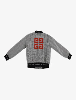 Pre-loved Givenchy Logo-print Cotton Jacket 8 Years 5 Pre-loved Givenchy Logo-print Cotton Jacket 8 Years -Selfridges Store R04066582 BLACKWHITERED ALT02