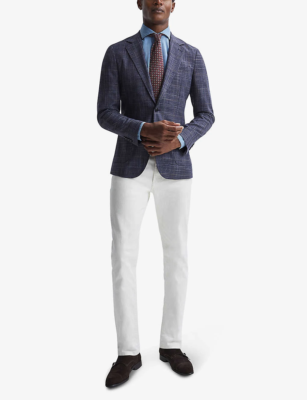 Reiss Belvedere Regular-fit Wool-blend Blazer 2 Reiss Belvedere Regular-fit Wool-blend Blazer - Image 2
