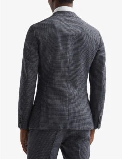 Reiss Leadenhall Single-breasted Wool Blazer -Selfridges Store R04068015 NAVY ALT03