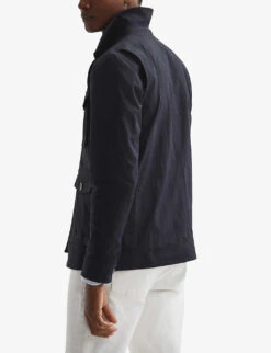 Reiss Hawke Four-pocket Woven Jacket -Selfridges Store R04068026 NAVY ALT03