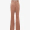 Reiss Luna Wide-leg High-rise Stretch-wool Trousers