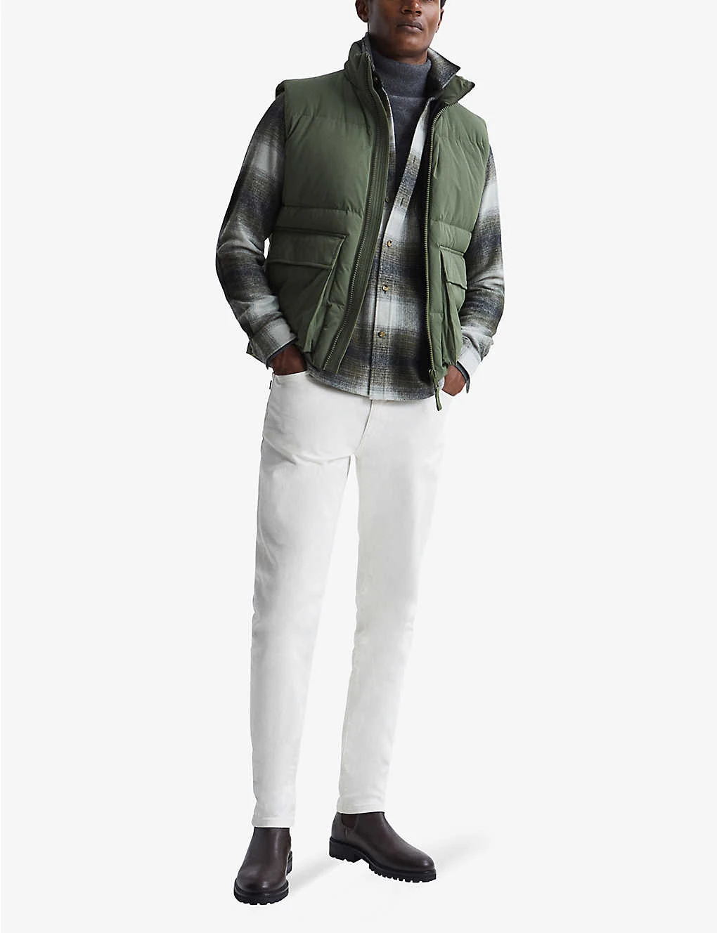 Reiss Daytona Checked Wool-blend Shirt 2 Reiss Daytona Checked Wool-blend Shirt - Image 2