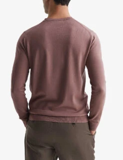 Reiss Wessex Slim-fit Wool Jumper -Selfridges Store R04068217 WOODROSE ALT03