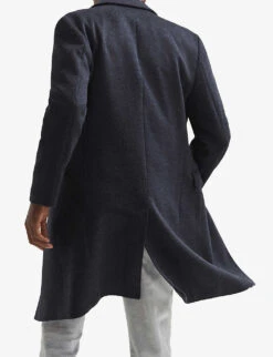 Reiss Reflection Double-breasted Peak-lapel Wool-blend Coat -Selfridges Store R04068268 AIRFORCEBLUEM ALT03