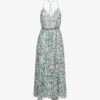 Reiss Floral-print Recycled-polyester Midi Dress