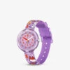 Flik Flak FPNP123 Yako Parade Bio-sourced Plastic And Recycled-PET Quartz Watch