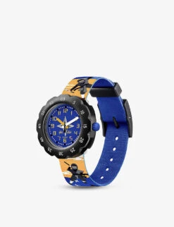 Flik Flak FPSP062 Ninjamazing Bio-sourced Plastic And Recycled-PET Quartz Watch