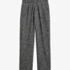 Ted Baker Kensey Belted Straight-leg Wool-blend Trousers