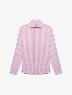 Reiss Ruban Striped Regular-fit Linen Shirt