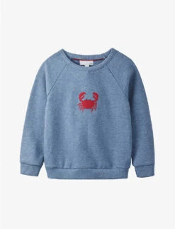 Crab-patch Cotton Sweatshirt 18 Months - 6 Years