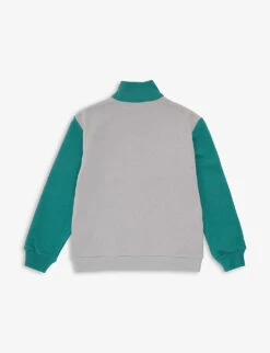 Gucci Stripe Logo Cotton-jersey Sweatshirt 6-10 Years -Selfridges Store R04078834 THUNDERSTORMMC ALT02