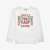Gucci Graphic Logo-print Cotton-jersey Sweatshirt 4-12 Years
