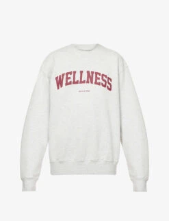 Wellness Relaxed-fit Cotton-jersey Sweatshirt