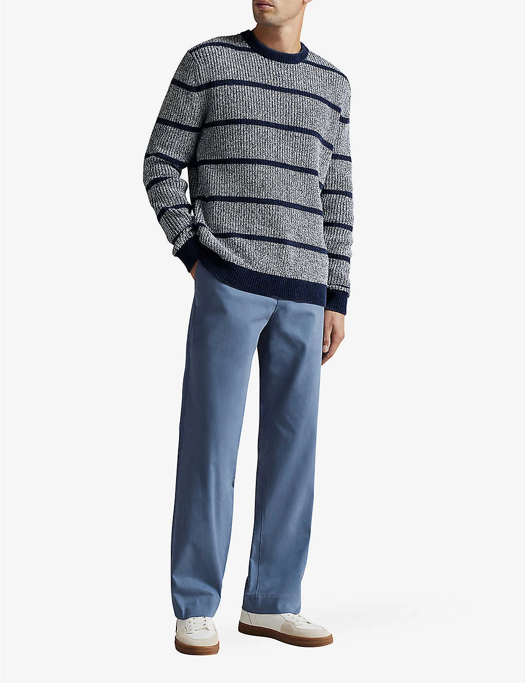 Ted Baker Angio Striped Cotton-blend Jumper 2 Ted Baker Angio Striped Cotton-blend Jumper - Image 2