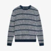 Ted Baker Angio Striped Cotton-blend Jumper