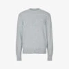 AllSaints Brice Logo-embroidered Recycled Cotton-blend Jumper