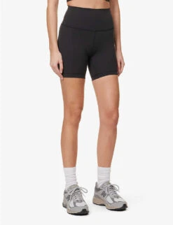 Lululemon Wunder Train High-rise Stretch-woven Shorts -Selfridges Store R04082323 BLACK ALT02