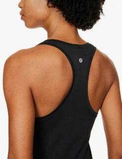 Lululemon Swiftly Tech Racer-back Stretch-woven Vest Top -Selfridges Store R04082431 BLACKBLACK ALT04