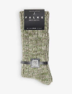 Falke Brooklyn Chunky-knit Cotton-blend Socks