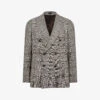 Reiss Alfredo Prince Of Wales-check Wool Blazer