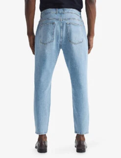 Reiss Portabello Slim-fit Tapered-leg Stretch-denim Jeans -Selfridges Store R04086981 WASHEDBLUE ALT03