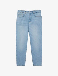 Reiss Portabello Slim-fit Tapered-leg Stretch-denim Jeans