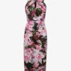 Reiss Ella Floral Stretch-woven Pencil Dress