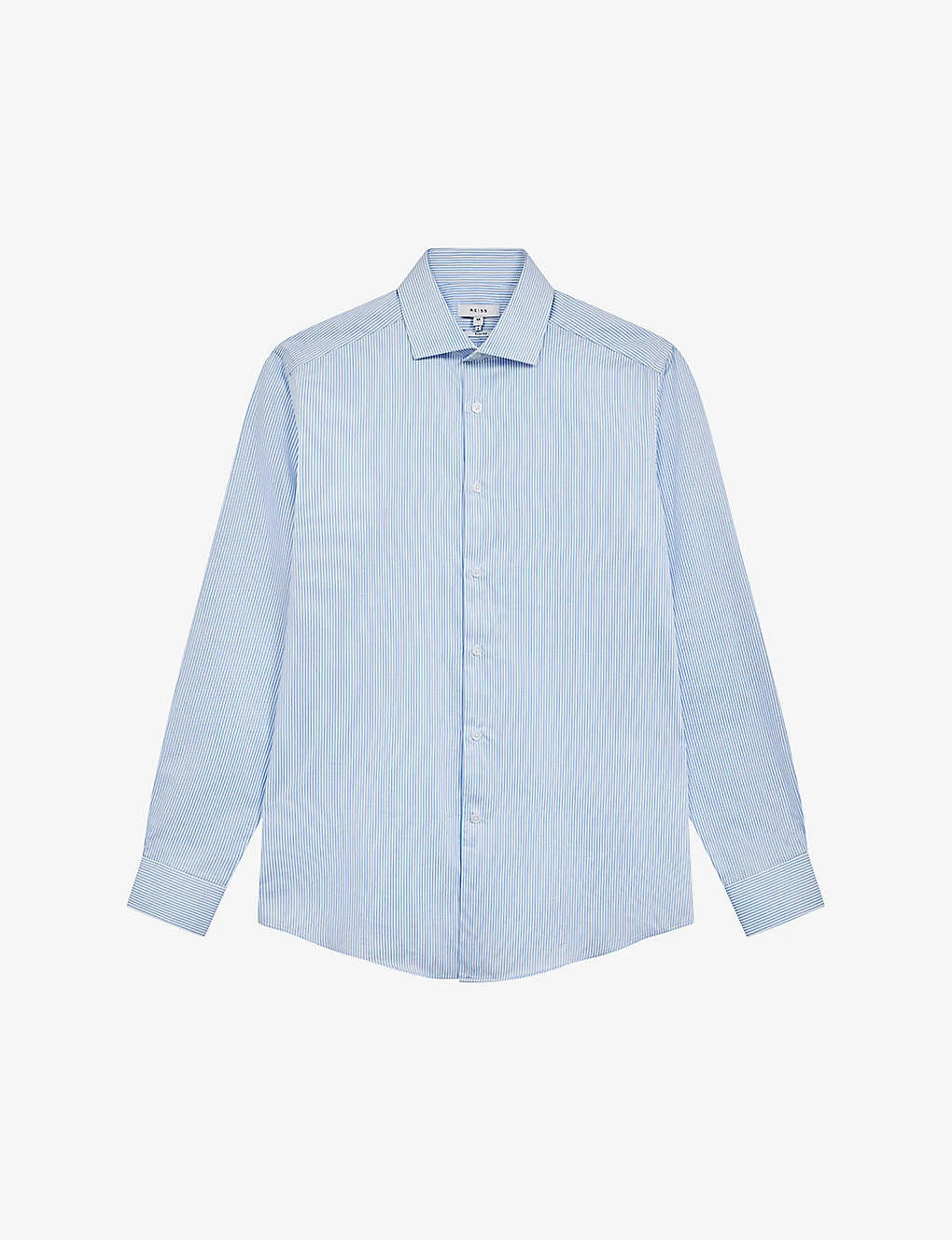 Reiss Remote Bengal Striped Cotton Shirt 1 Reiss Remote Bengal Striped Cotton Shirt