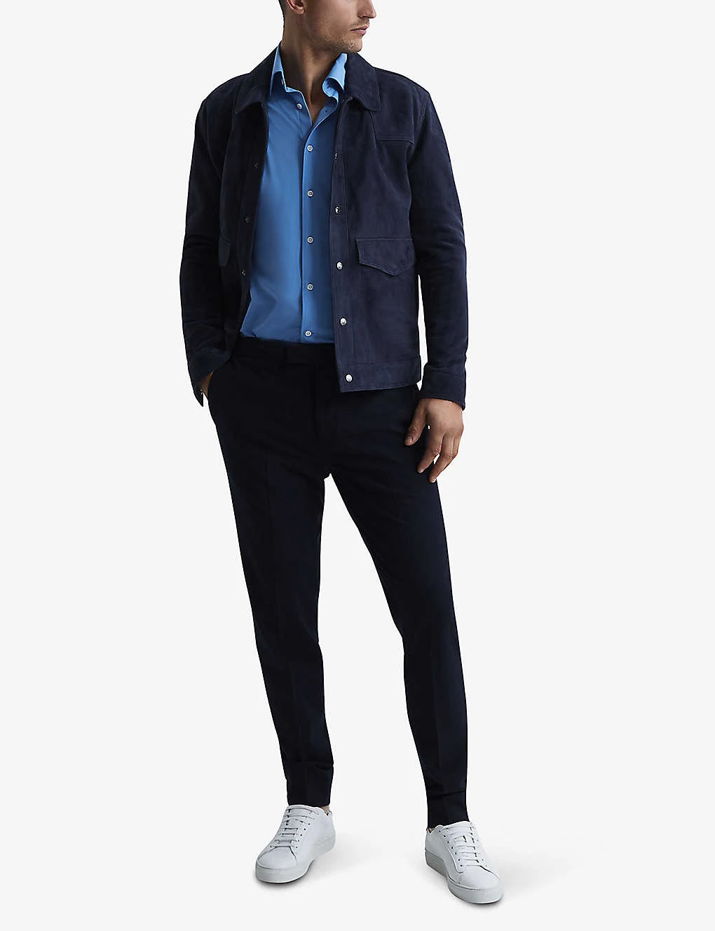 Reiss Voyager Slim-fit Stretch-woven Travel Shirt 2 Reiss Voyager Slim-fit Stretch-woven Travel Shirt - Image 2