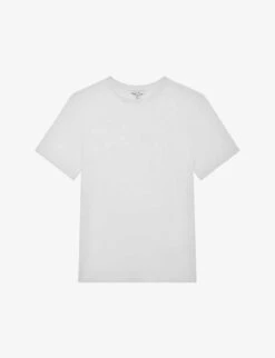 Reiss Bless Crewneck Cotton-jersey T-shirt